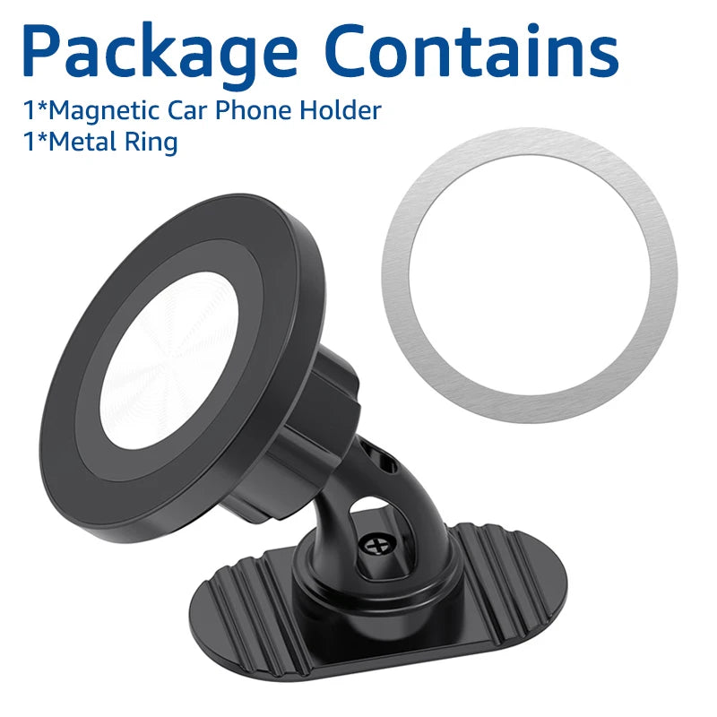360° Strong Magnetic Car Phone Holder – Hands Free Driving Mount